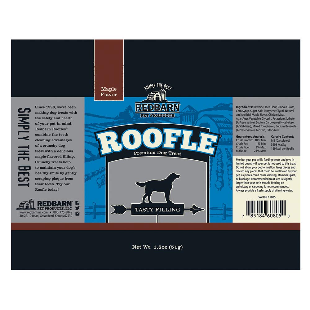 Redbarn Roofle, portion pratique pour l'entraînement et les moments de jeu.