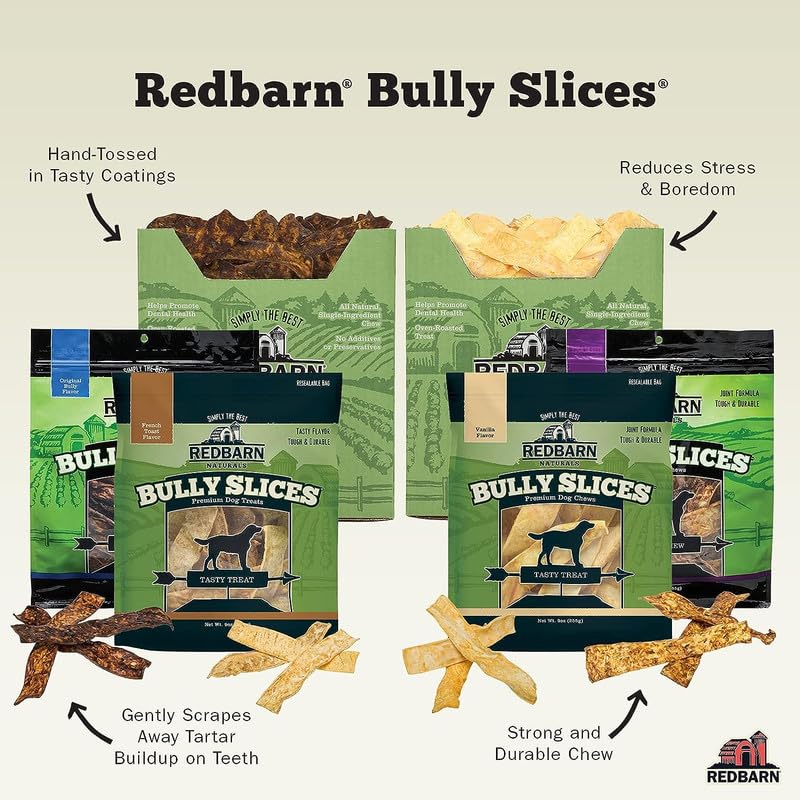 Redbarn Bully Slices - sans additifs: ingrédients naturels et sécurité.