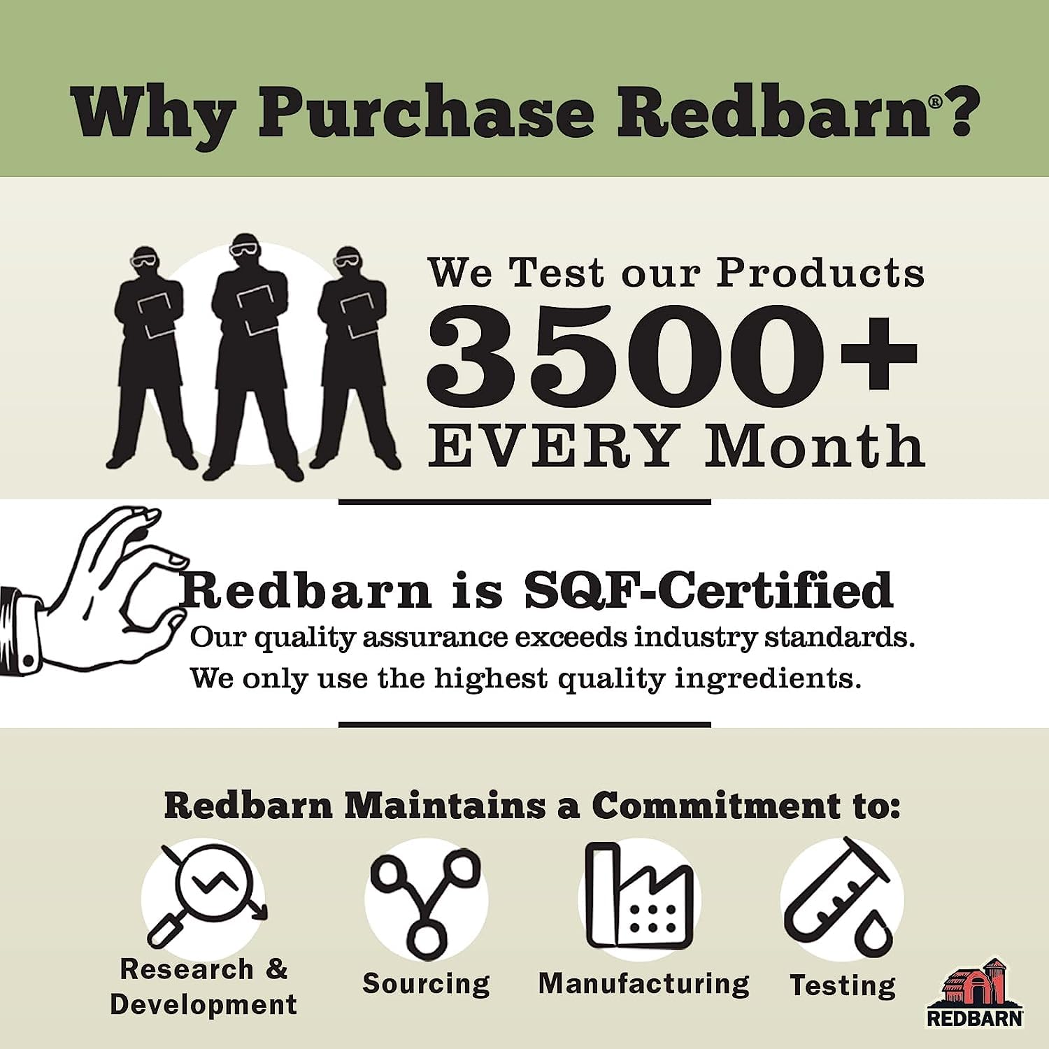 Utilisation quotidienne des friandises Redbarn comme snack rapide.