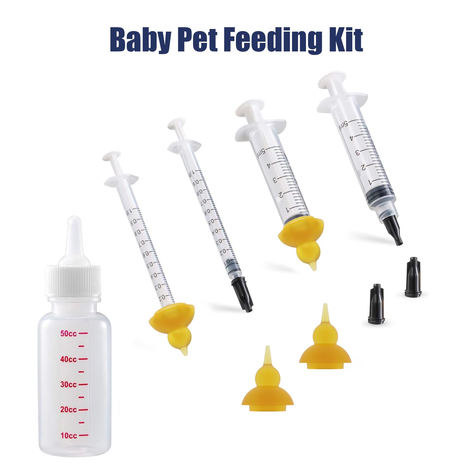 REDDODOU Kit-nourrissage-animaux : ensemble pratique pour nouveaux-nés et compagnons.