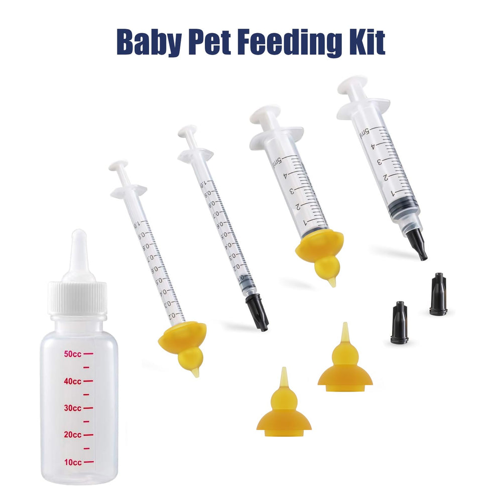 REDDODOU Kit-nourrissage-animaux : ensemble pratique pour nouveaux-nés et compagnons.