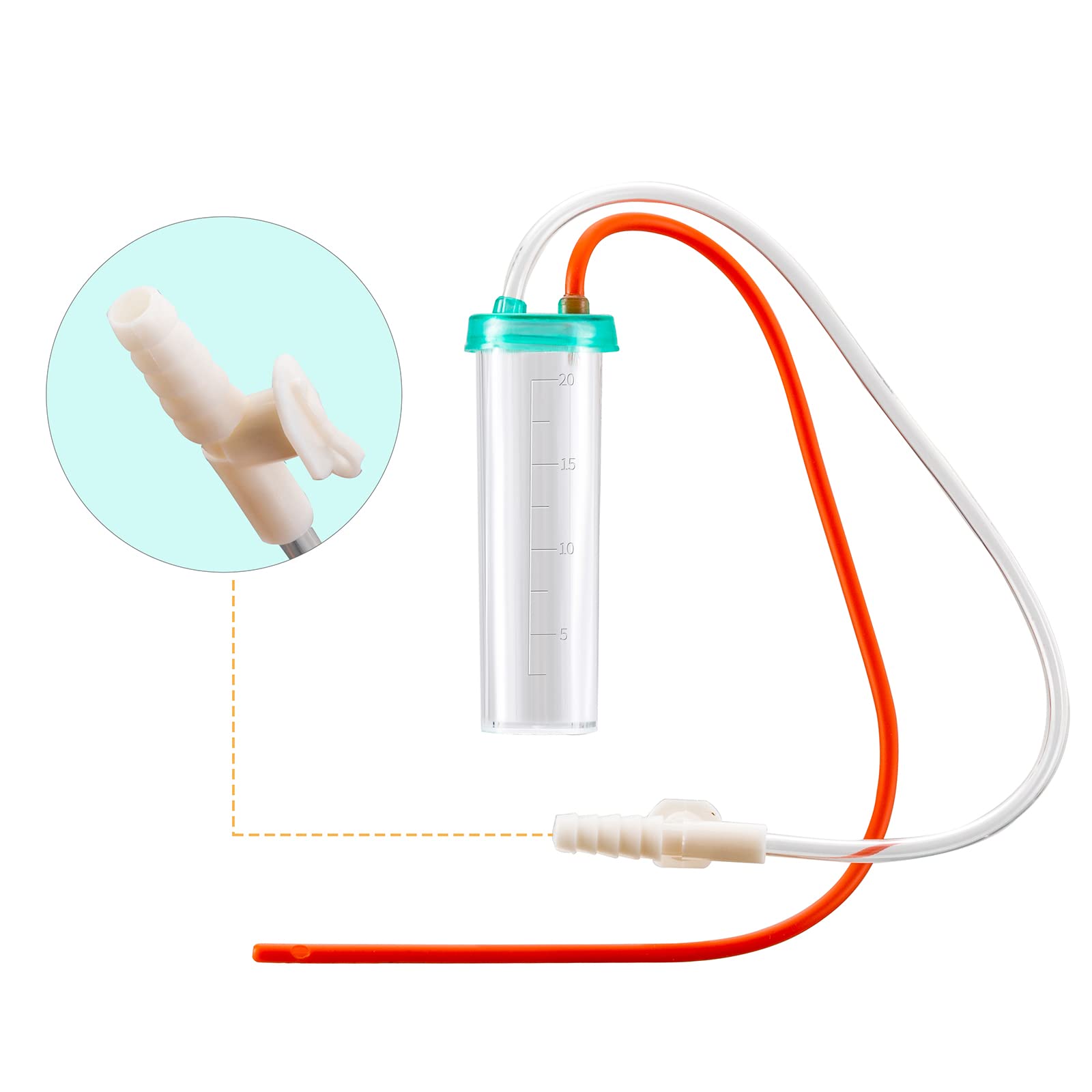 Tuyau d’alimentation doux REDDOUDOU pour biberons et repas.