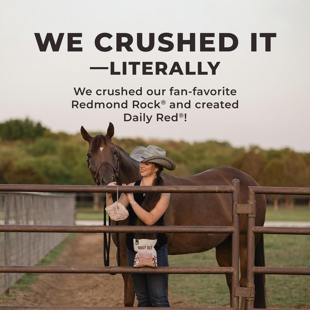 REDMOND Daily Red Crushed – ajout simple aux rations quotidiennes du cheval