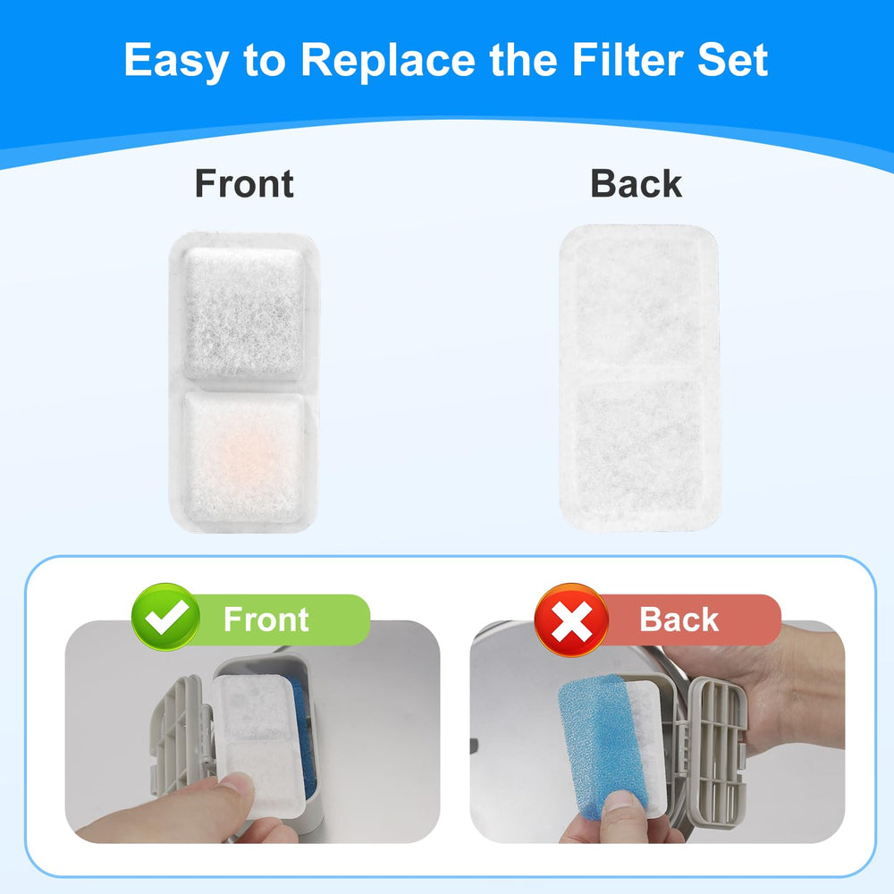 Éponge bleue pré-filtrée Redoso – filtration initiale pour une eau plus propre.