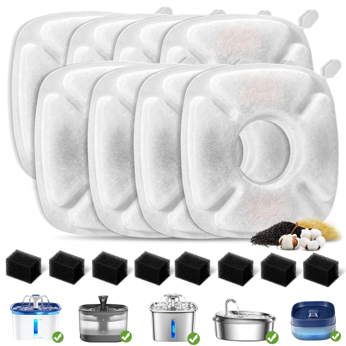 Redoso filtre-fontaine 95oz-2,8l : eau plus propre pour l'hydratation.