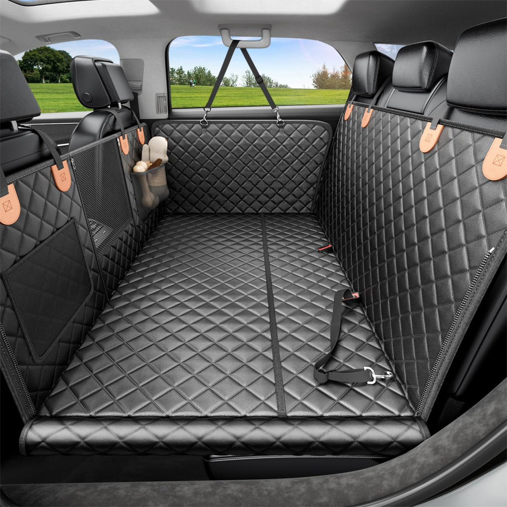 REEVAA siège auto chien – hamac extensible 25 pouces pour plus de confort et d'espace