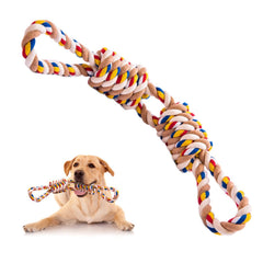 Jouet corde dentaire REFEVENO pour chien, nettoyage dentaire pendant le jeu.