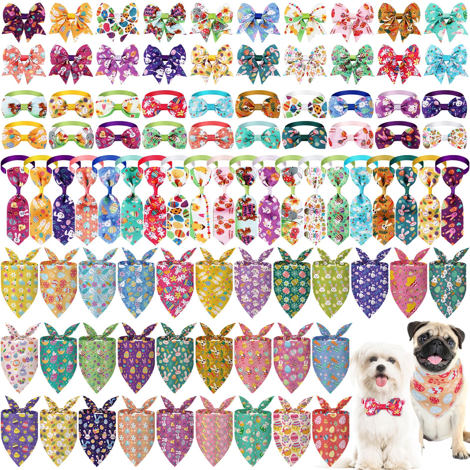 Bandana triangle Reginary pour chien, agréable et lavable, prêt à l'été.