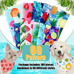 Bandana Reginary Hawaii en polyester léger, impression nette et durable