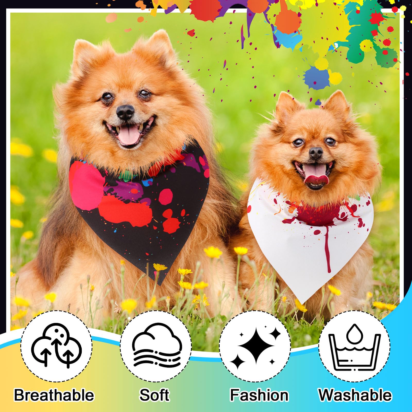Bandana lavable Reginary, lavage facile et réutilisation pratique.