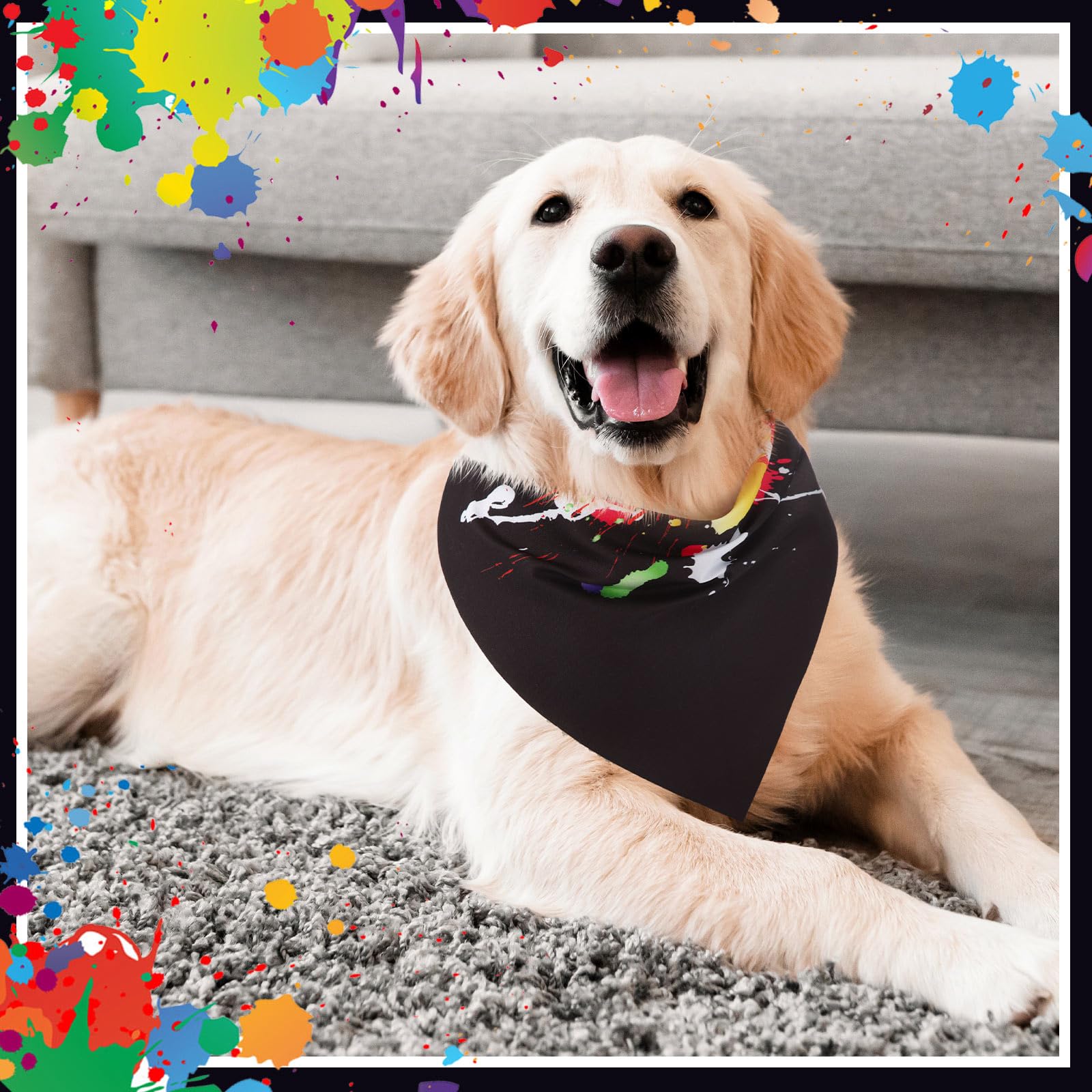 Parfait pour fêtes et séances photo avec Reginary bandanas.
