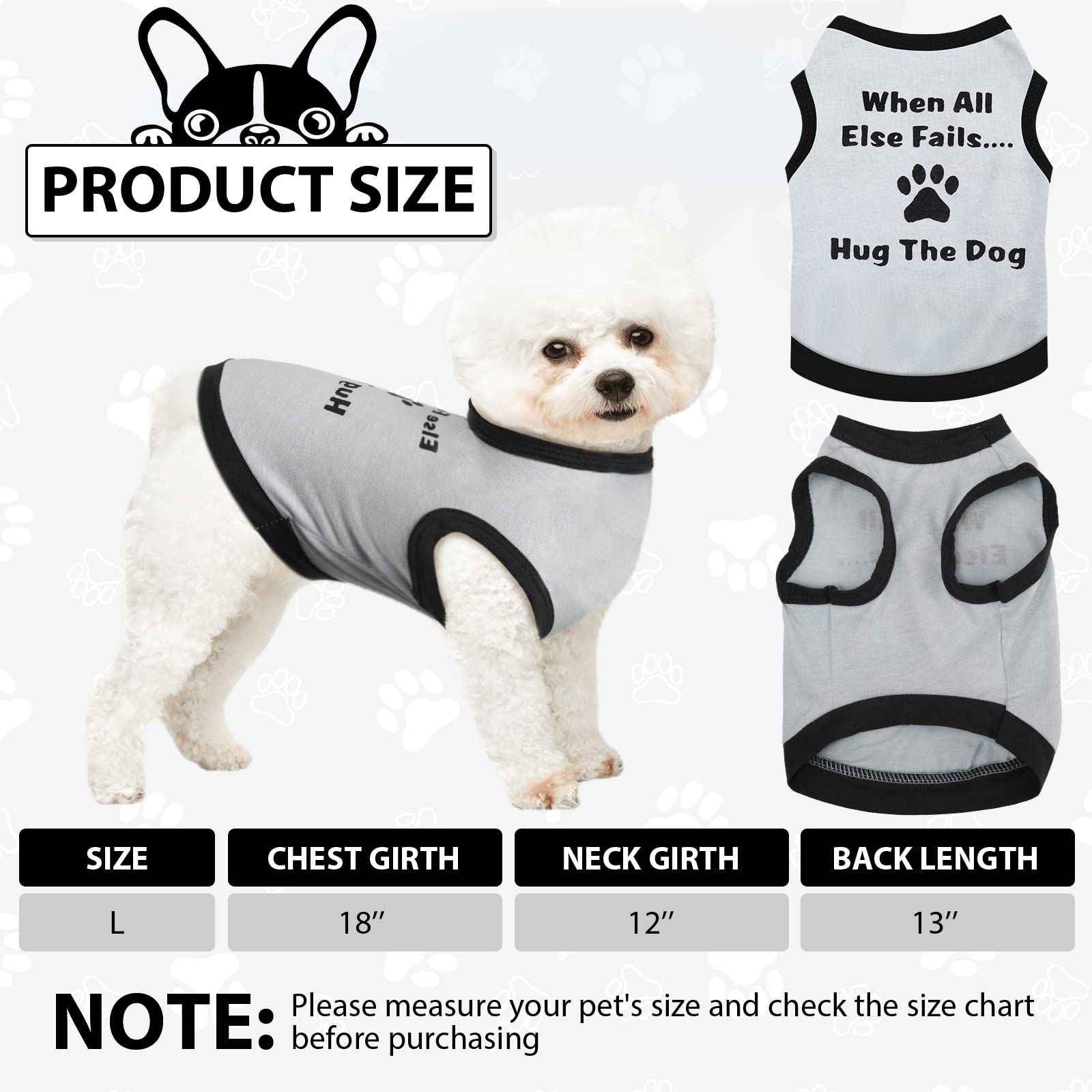 Reginary maillot sans manches chien motif lettres pour un look élégant.