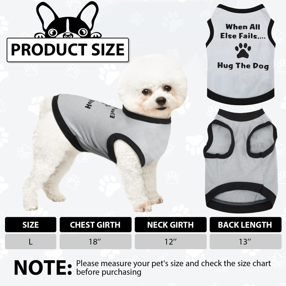 Reginary maillot sans manches chien motif lettres pour un look élégant.