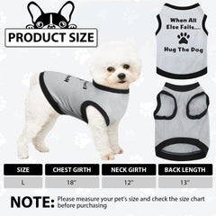 Reginary maillot sans manches chien motif lettres pour un look élégant.