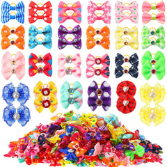 Pack Reginary 300 boucles pour poils de chien, couleurs variées pour sorties.