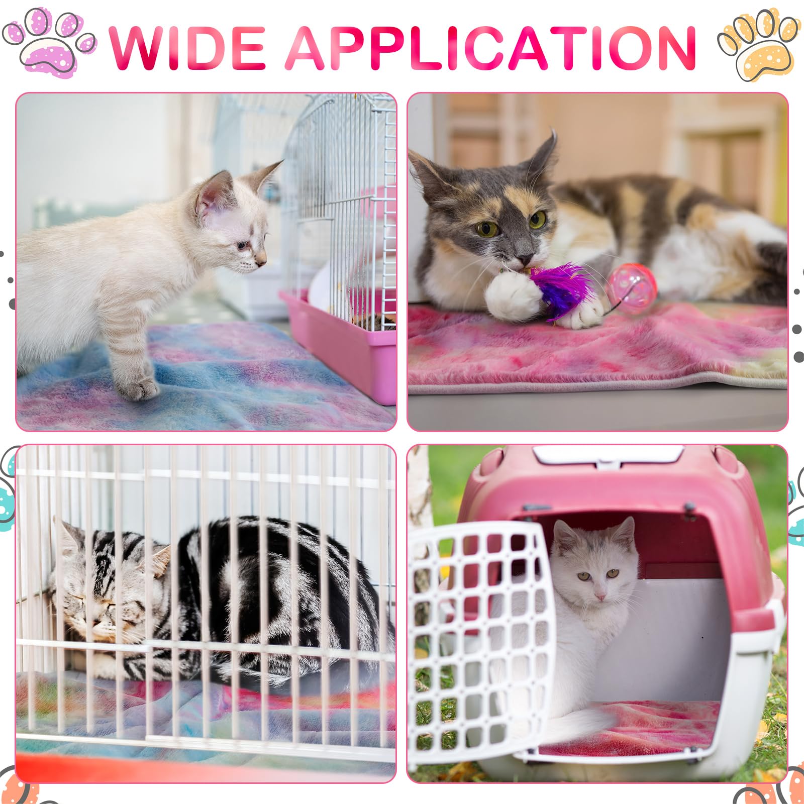 Reginary tapis cage petits animaux 24x16 – nettoyage facile et réutilisable