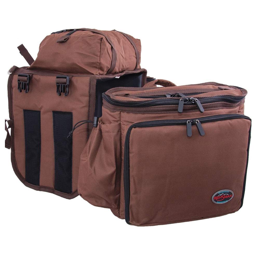 Intérieur du sac isotherme Reinsman Deluxe avec isolation et couleur bleue.