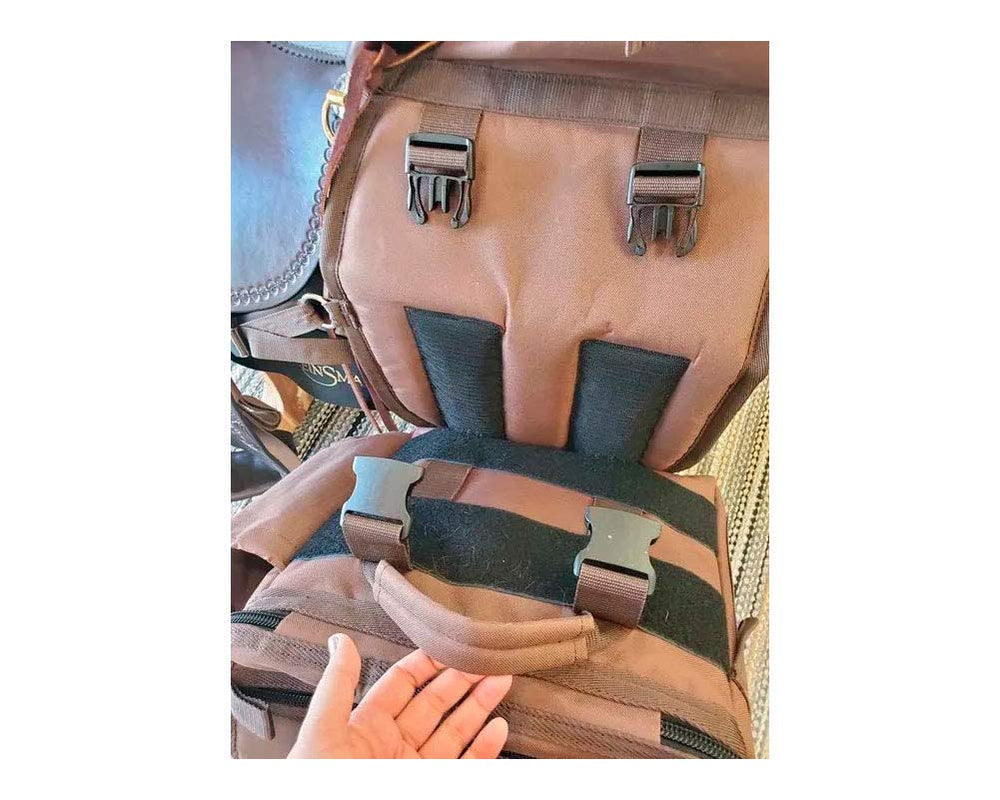 Ouverture zippée du sac pour un accès rapide aux collations.