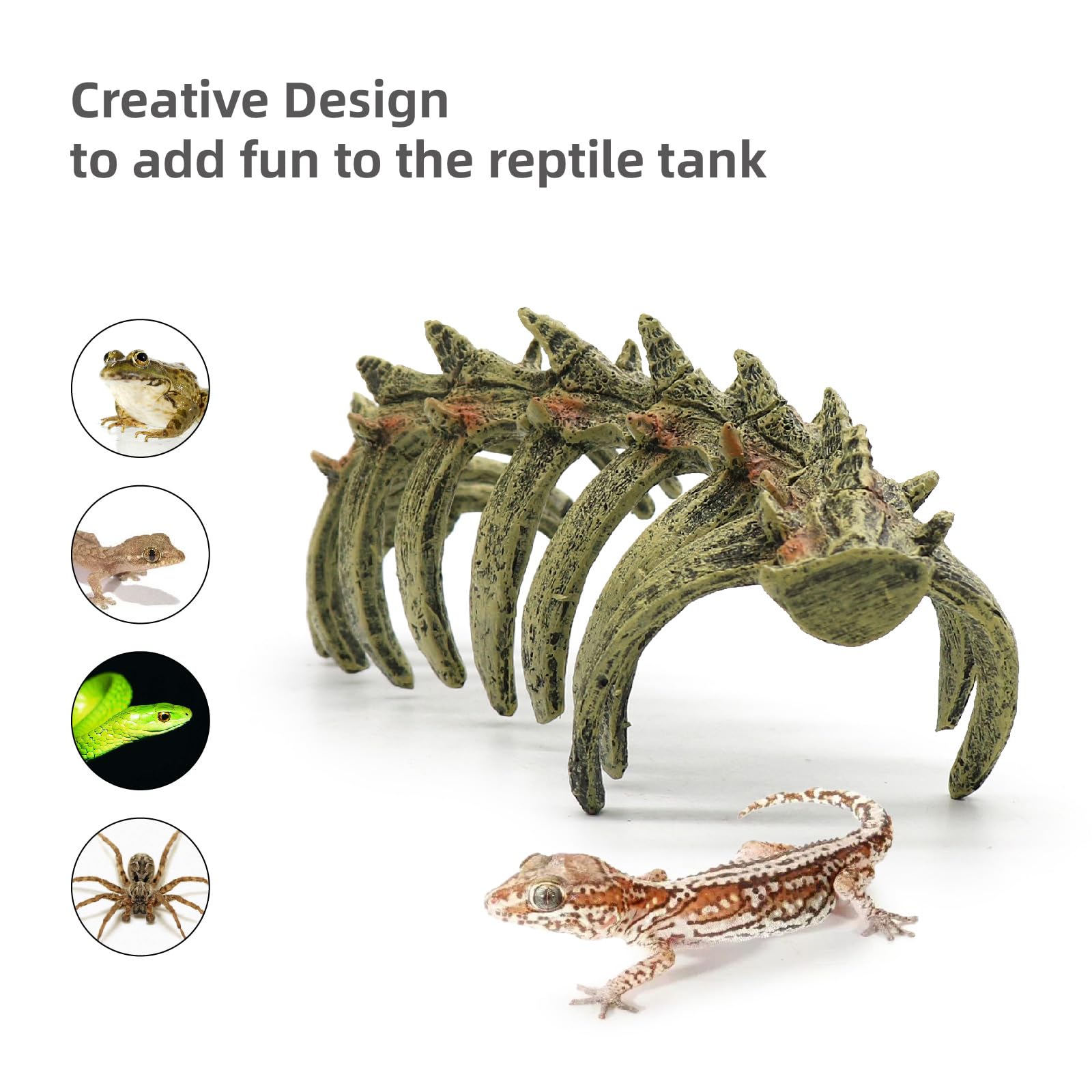 relaqcc Résine sûre et durable, matériau fiable pour décorations d’aquarium.