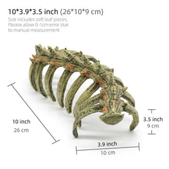 relaqcc Squelette animal pour aquarium, cavernes favorisant refuges des poissons.