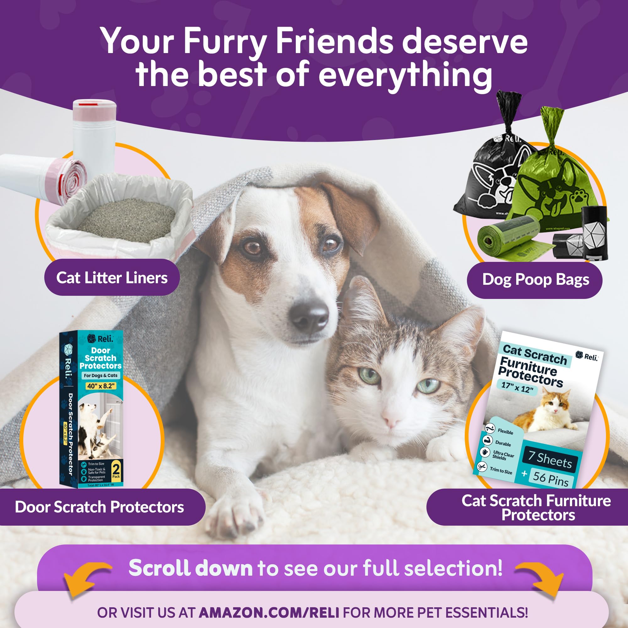 Reli accessoires d’entretien pour chats, pratique et fiable