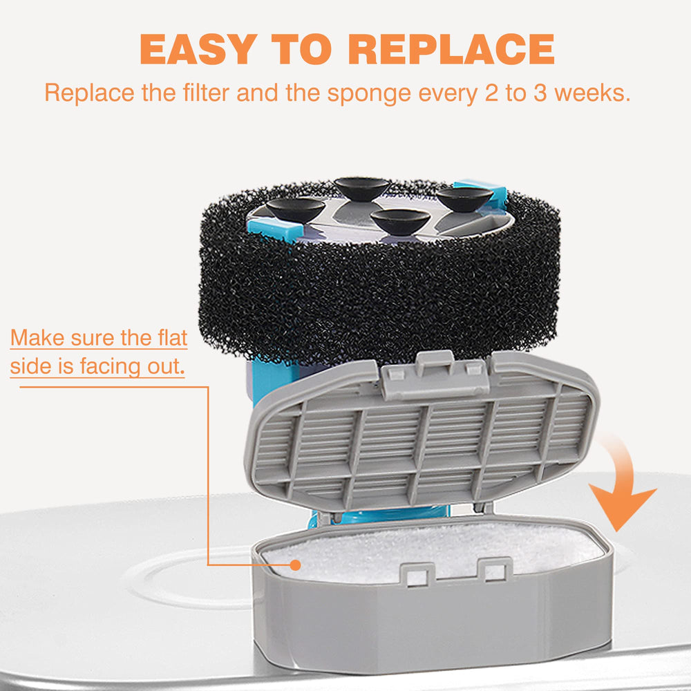 Rellaty bol chat acier inoxydable, surface durable et facile à laver