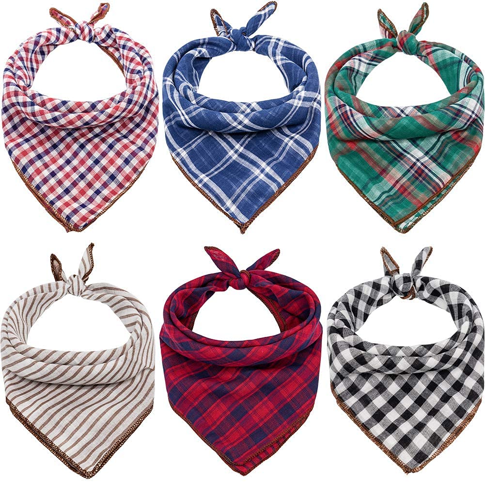 Bandana Remifa pour chien – carreaux vert-noir, look tendance et confortable.