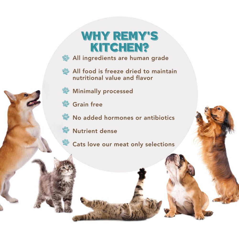 Remy’s Kitchen friandises protéinées – coeurs de dinde lyophilise, sans grains.