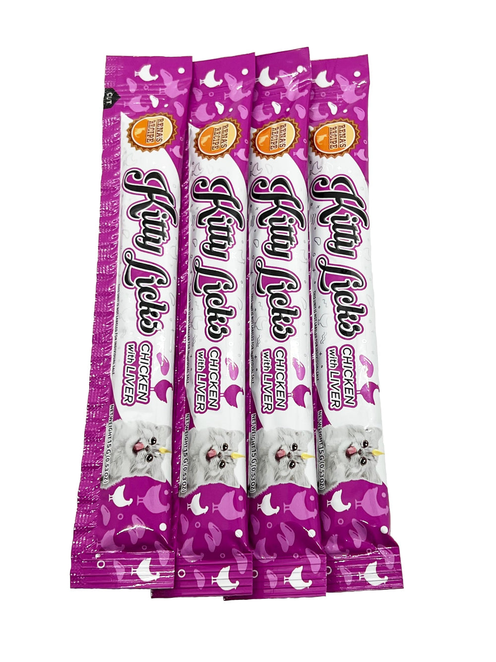 Rena's Recipe Kitty Licks démonstration d'offrir directement depuis le tube pour complicité.