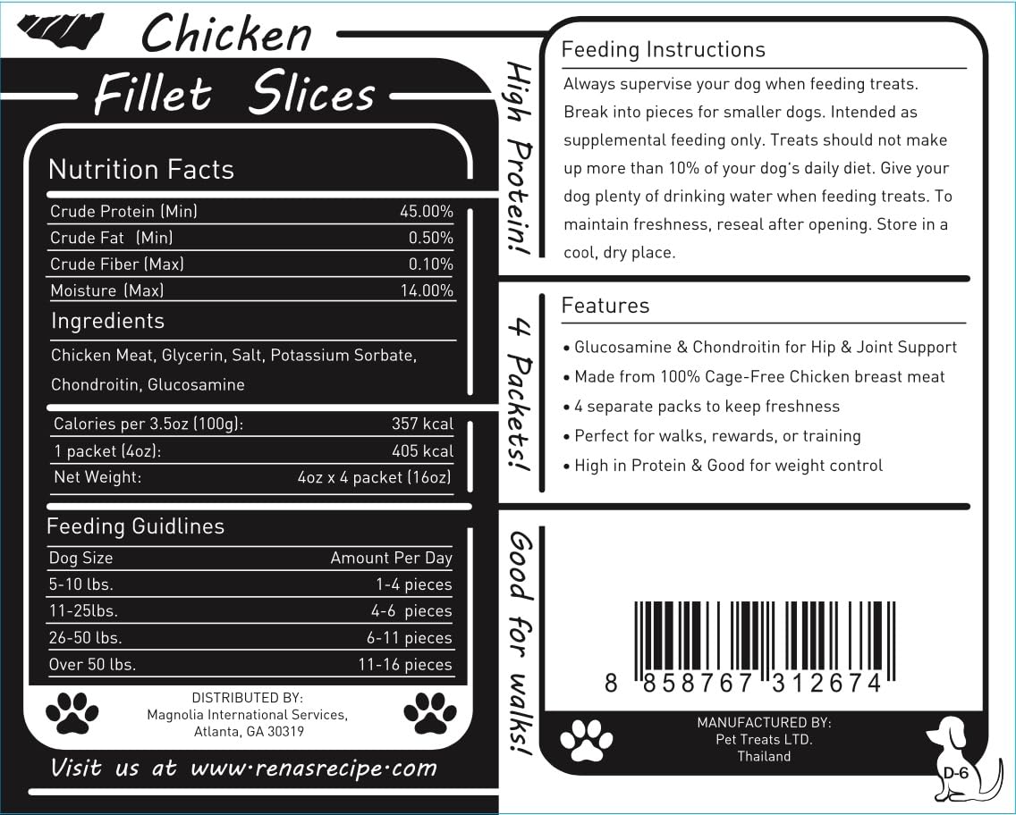 Rena's Recipe poulet-sans-cage, ingrédients simples et transparents.
