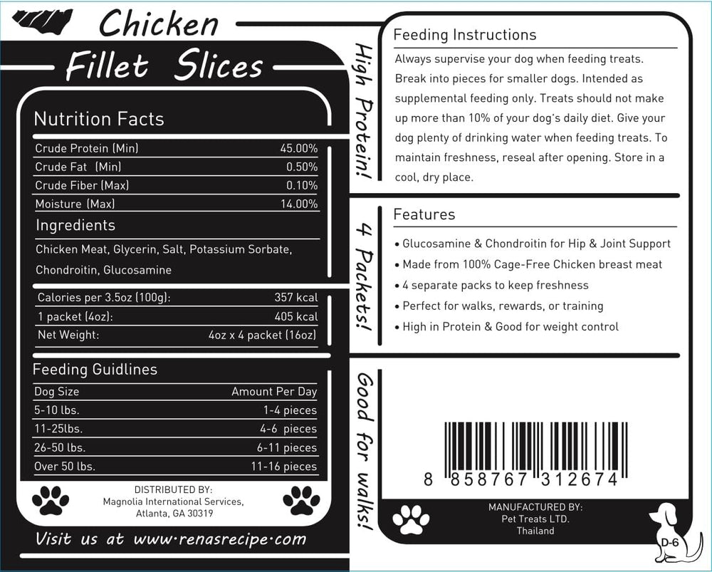 Rena's Recipe poulet-sans-cage, ingrédients simples et transparents.