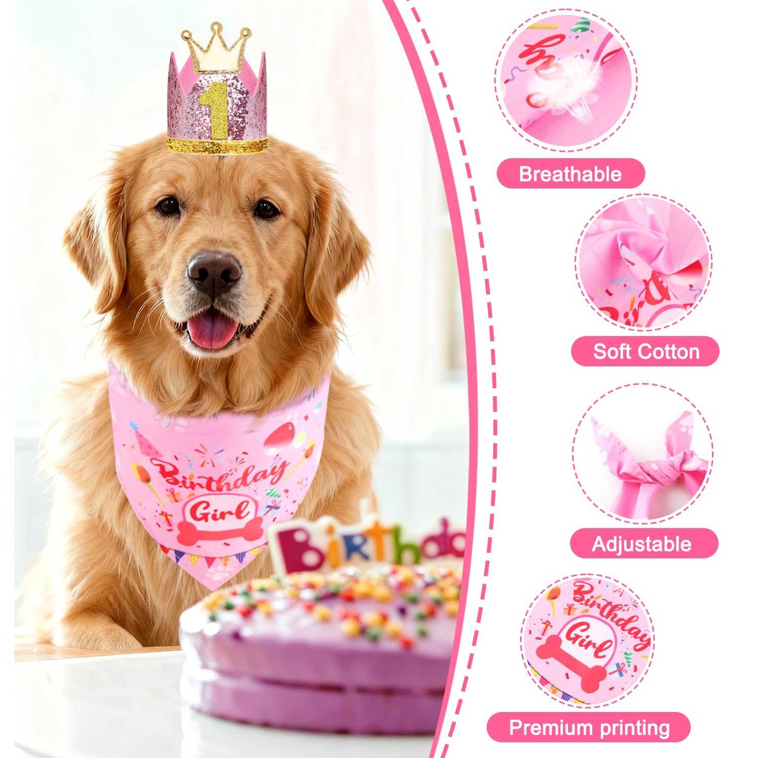 Nombres d’anniversaire Rensh pour personnaliser l’âge sur le chapeau.