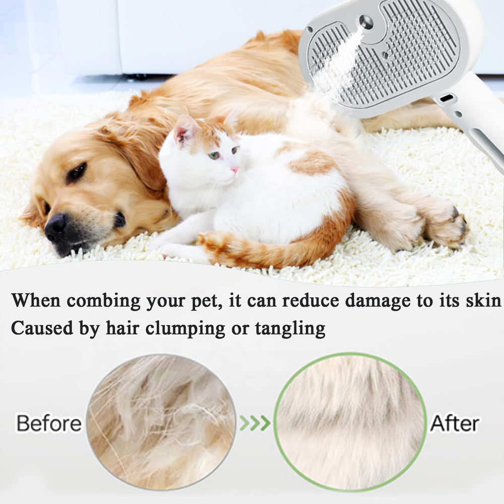 ReNu Dog Brush – idéal pour chiens à poil long et démêlage efficace.