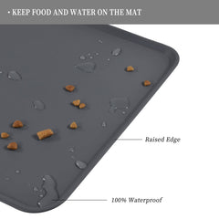 Reopet tapis alimentaire 28x18, facile a nettoyer et durable.