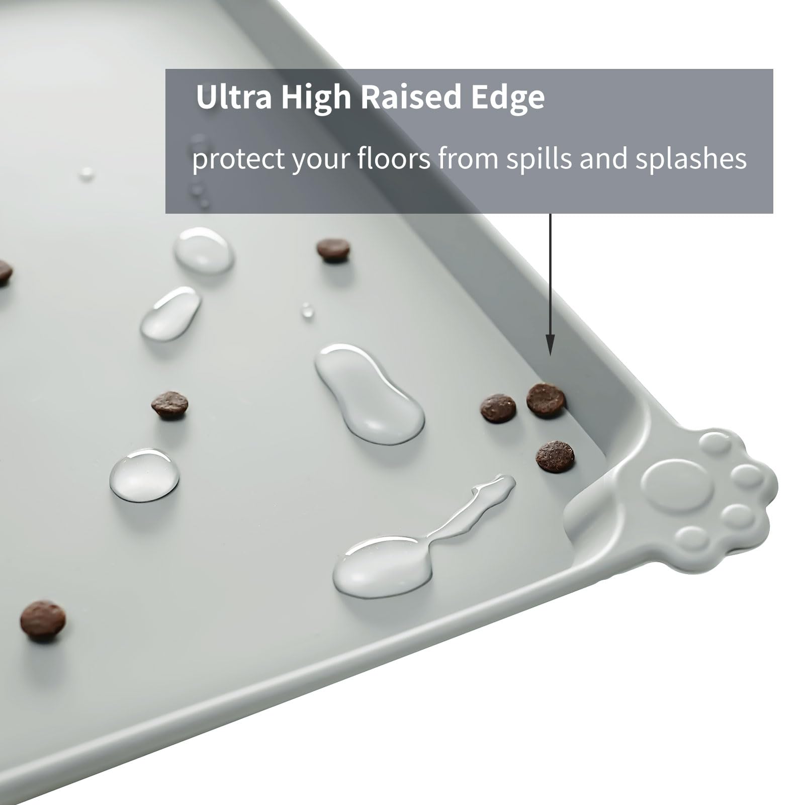 Tapis Reopet lavable en machine, nettoyage rapide après les repas.