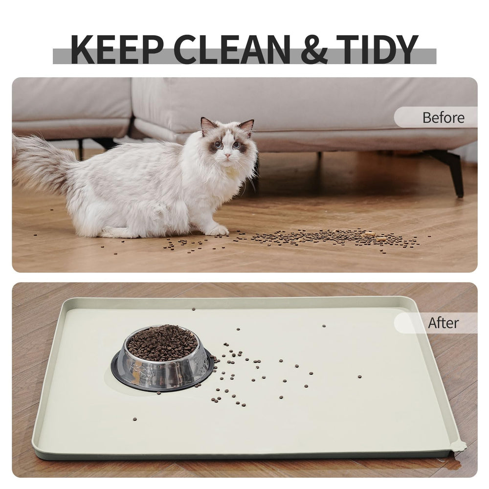 Reopet tapis protection sol efficace lors des repas.