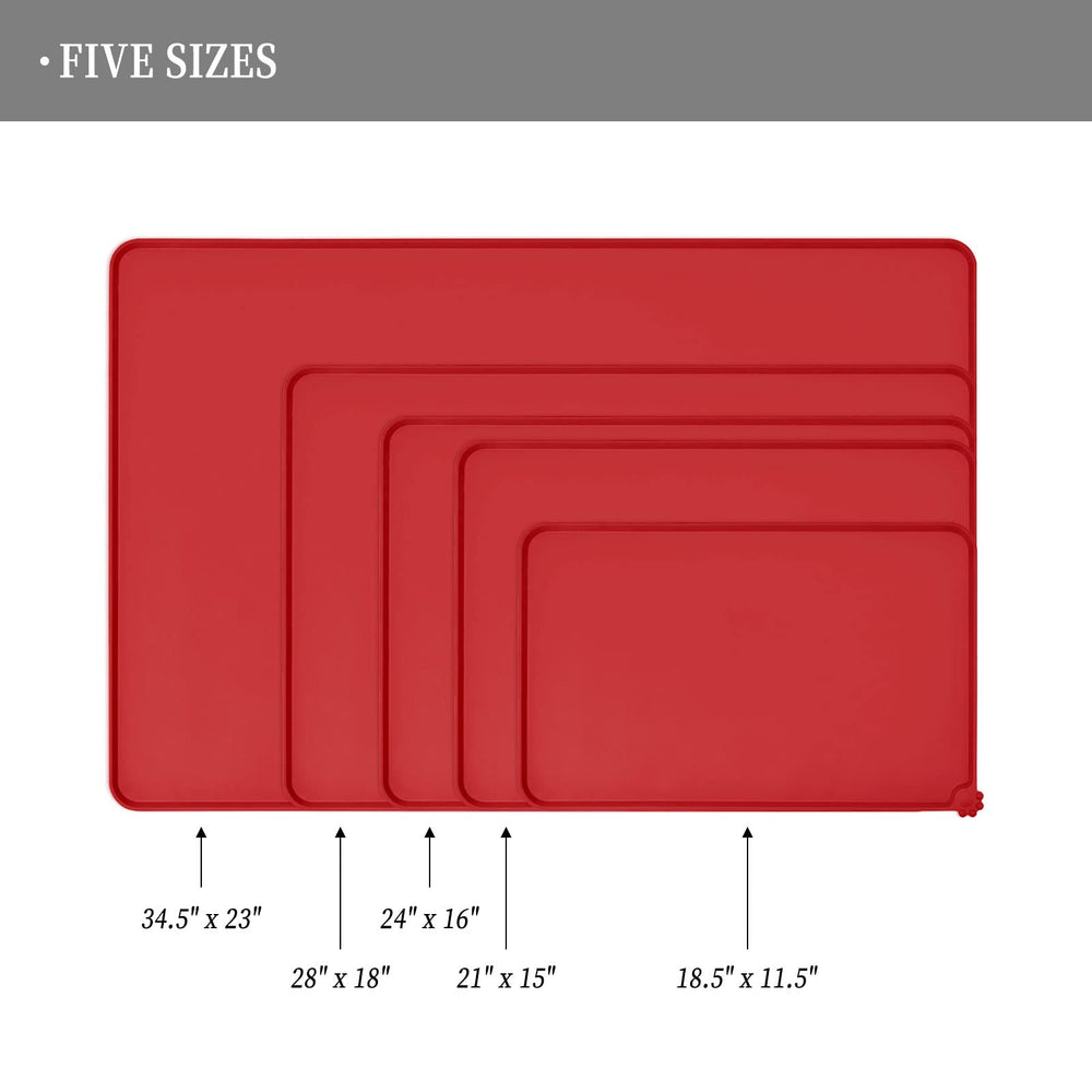 Tapis en silicone alimentaire Reopet anti-glisse pour repas stables.