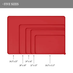 Tapis en silicone alimentaire Reopet anti-glisse pour repas stables.