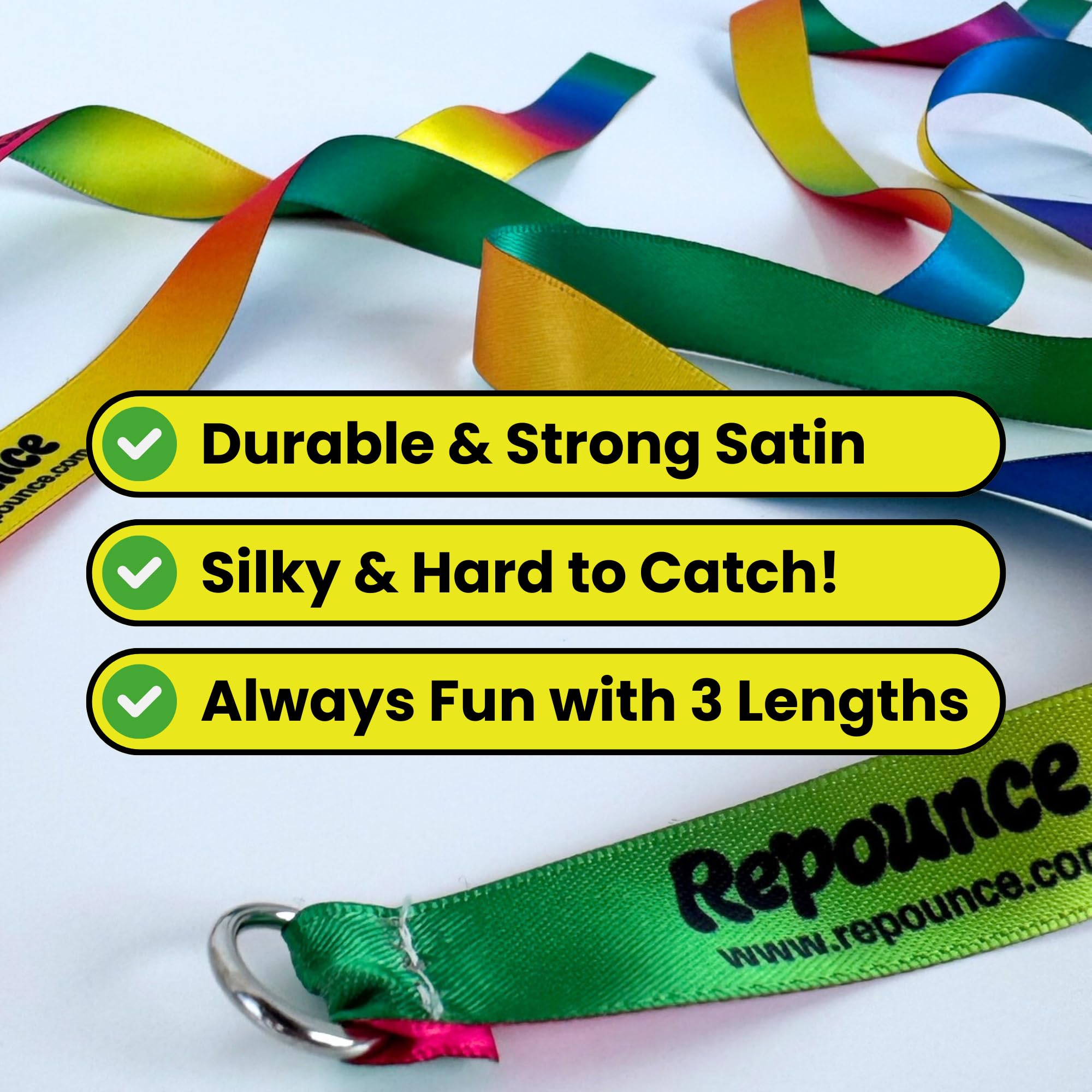Repounce Forever Stick ensemble 9 attaches et 3 cordes, variété pour l’interactivité.