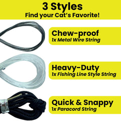 Repounce Forever Stick avec corde Paracorde durable pour des jeux dynamiques.