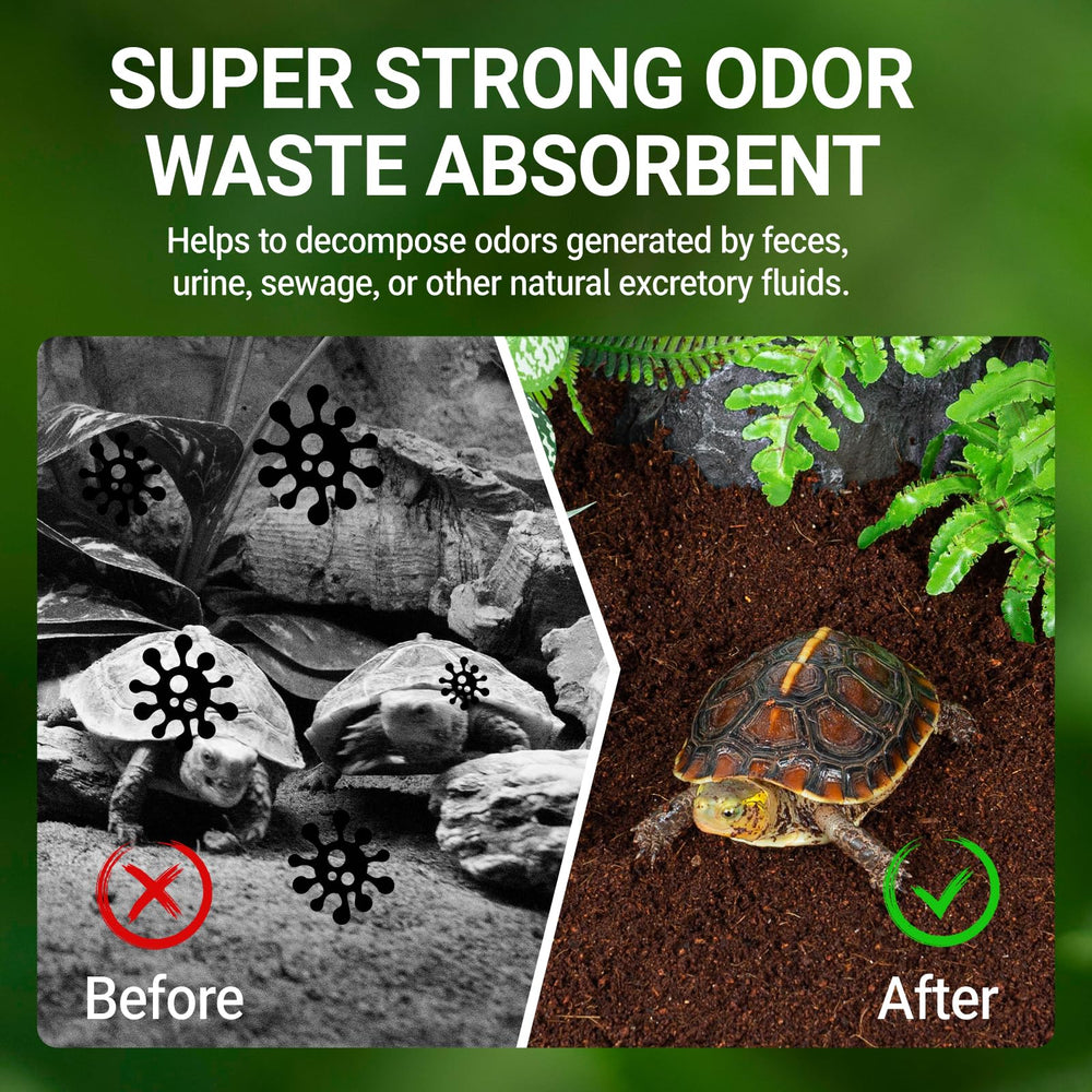 REPTI ZOO Absorption Odeurs : coco neutralise les odeurs du terrarium