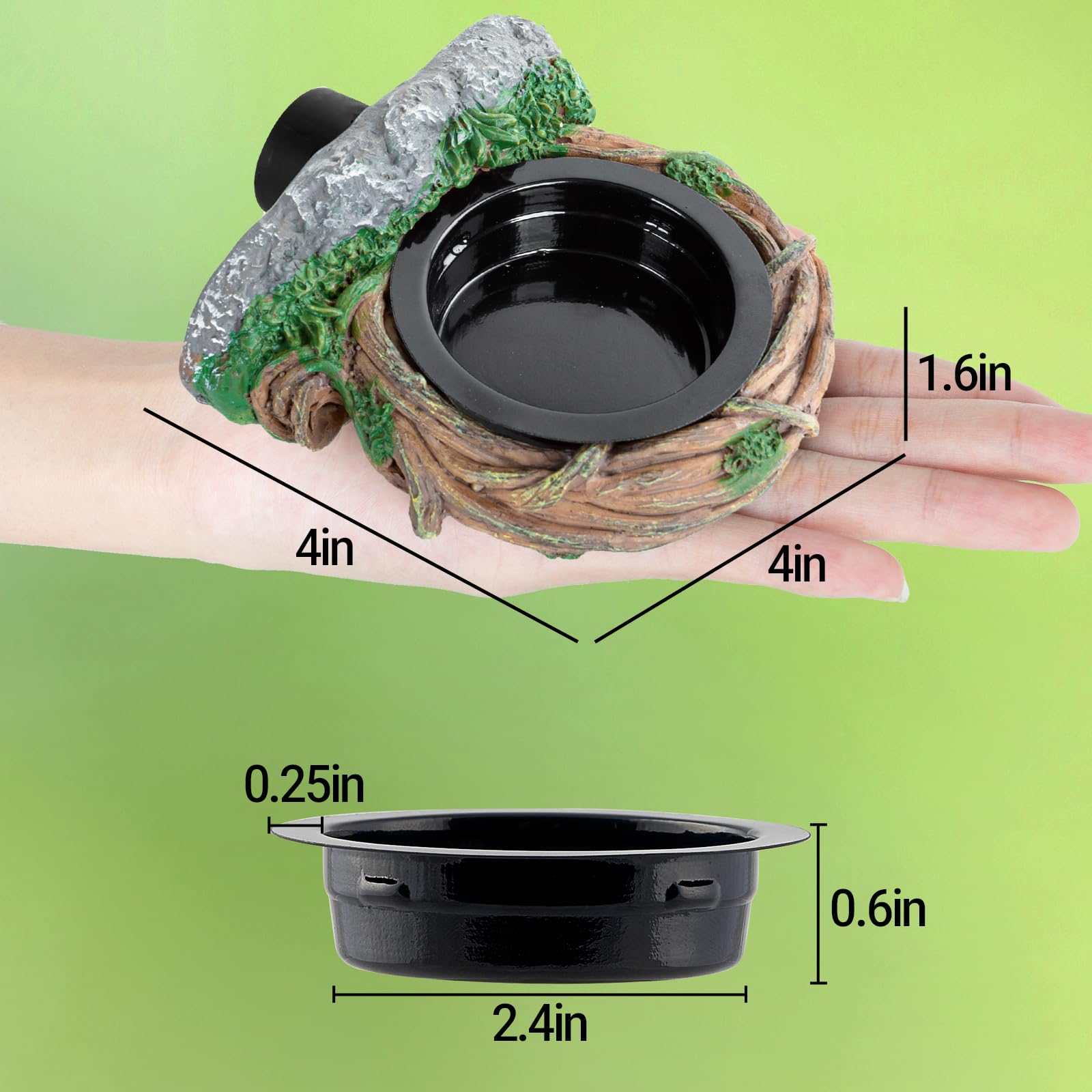 REPTI ZOO attache-magnetique-paroi-verre assure une installation sûre dans le terrarium.