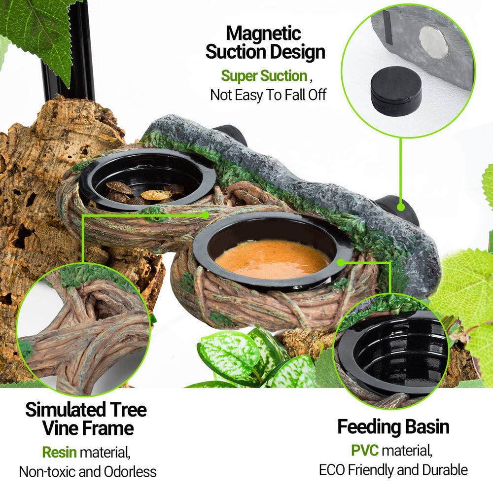 REPTI ZOO bol d’eau pour reptile, pratique et stable.