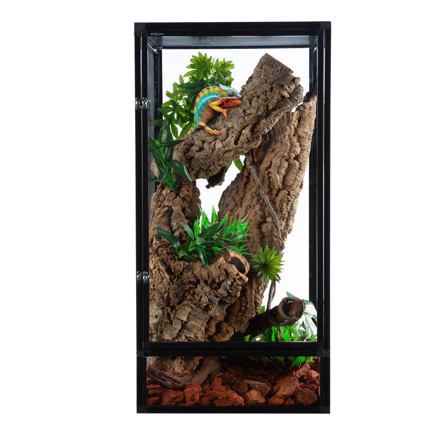 Cage REPTI ZOO chameleon porte-avant pour un accès facile.