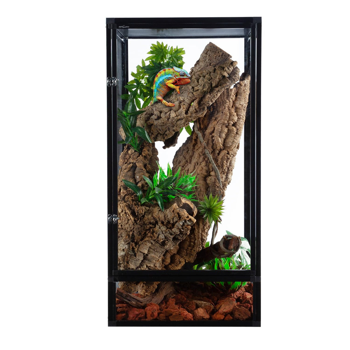 Cage REPTI ZOO chameleon porte-avant pour un accès facile.