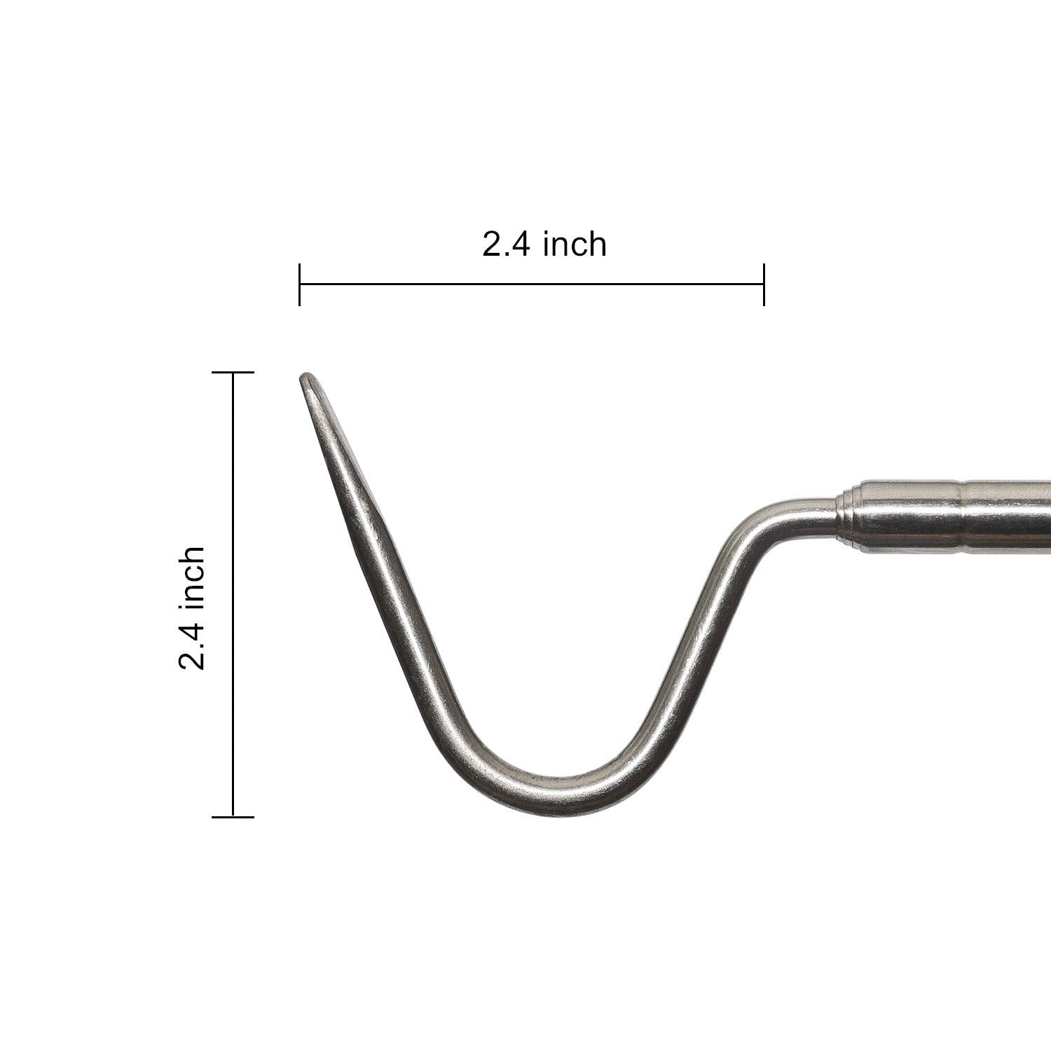 REPTI ZOO crochet-serpent extensible jusqu'à 23,6 pouces pour petites captures.