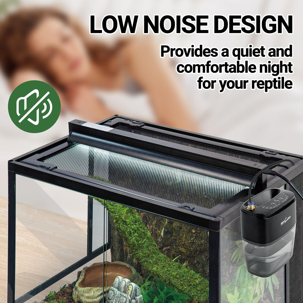 Minuterie et mémoire du REPTI ZOO Mister Portable pour reprendre le dernier cycle