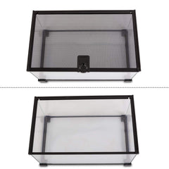 REPTI ZOO plateau PVC transparent pour eau et substrat.