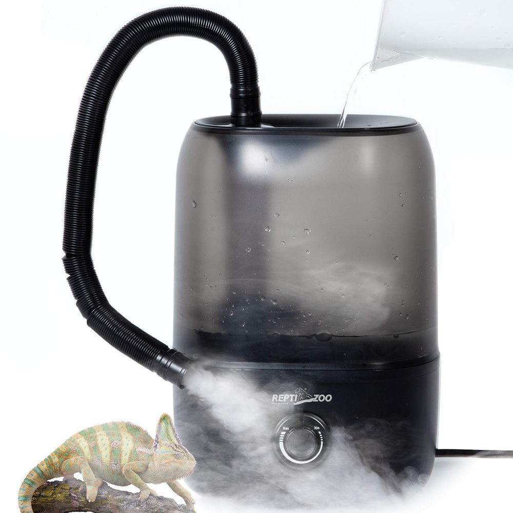REPTI ZOO réglage-brume ronde pour diffusion ajustable.