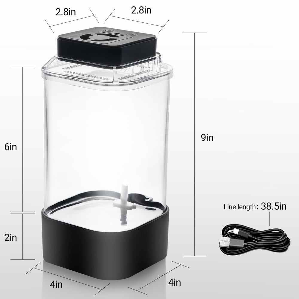 Terrarium REPTI ZOO avec éclairage LED et ventilation détachable.
